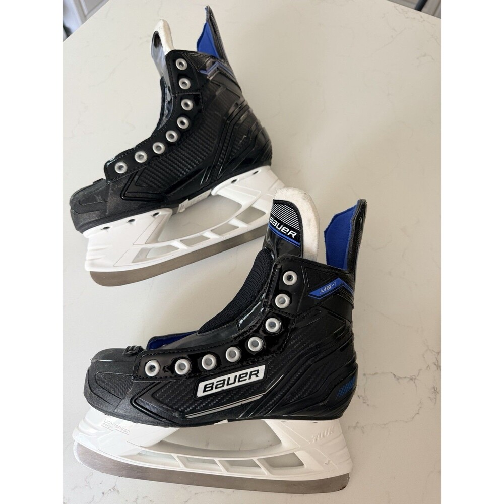 Bauer MS-1 Junior Ice Hockey Skates Size 3-3.5 No Laces